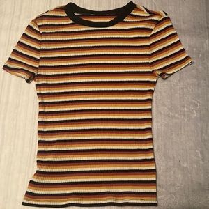 Multi-Colored Striped T-Shirt